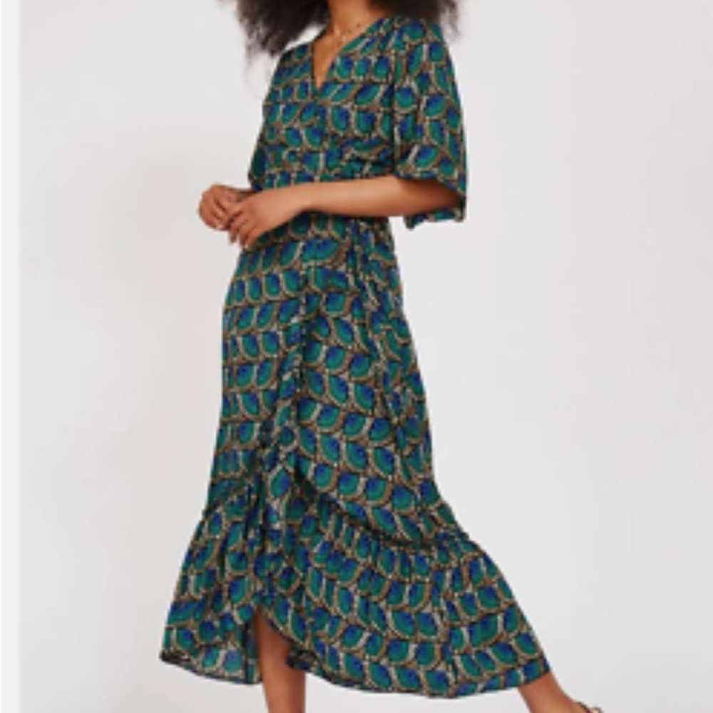 Silk & Salt Wrap Dress